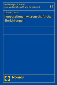Abbildung von: Kooperationen wissenschaftlicher Einrichtungen - Nomos