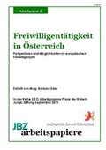 Cover: Freiwilligent&auml;tigkeit in &Ouml;sterreich - JBZ