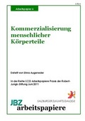 Cover: Kommerzialisierung menschlicher K&ouml;rperteile - JBZ