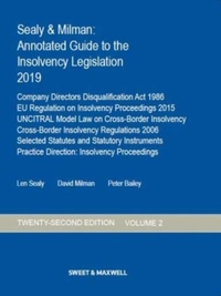 Abbildung von: Sealy & Milman: Annotated Guide to the Insolvency Legislation 2019 - Sweet & Maxwell Ltd