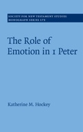 Cover: The Role of Emotion in 1 Peter - Cambridge University Press