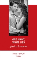 Cover: One Night, White Lies - Mills & Boon