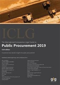 Enlarge image Cover: The International Comparative Legal Guide to: Public Procurement 2019 - Global Legal Group Ltd