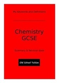 Cover: My Keywords and Definitions - Chemistry GCSE - Old School Tuition