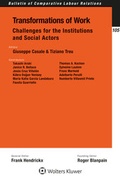 Cover: Transformations of Work: Challenges for the Institutions and Social Actors - Kluwer Law International