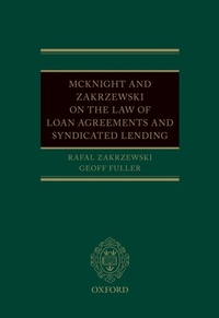 Abbildung von: McKnight and Zakrzewski on The Law of Loan Agreements and Syndicated Lending - OUP eBook