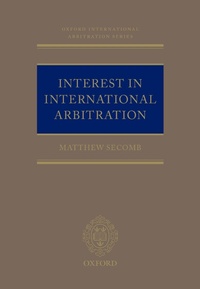 Abbildung von: Interest in International Arbitration - OUP eBook