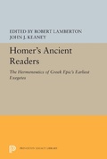 Cover: Homer's Ancient Readers - Princeton University Press