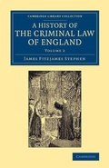 Cover: A History of the Criminal Law of England - Cambridge University Press