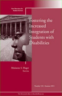 Enlarge image Cover: Fostering the Increased Integration of Students with Disabilities - Jossey-Bass
