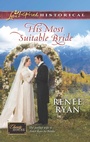 Cover: His Most Suitable Bride - Love Inspired Historicals