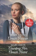 Cover: Amish Rescue and Courting Her Amish Heart - Love Inspired Amish Collection