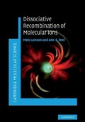 Cover: Dissociative Recombination of Molecular Ions - Cambridge University Press