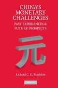 Cover: China's Monetary Challenges - Cambridge University Press