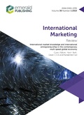 Cover: International market knowledge and international entrepreneurship in the contemporary multi speed global economy - Emerald Publishing Limited
