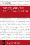 Cover: Pompejanische Wandinschriften - De Gruyter
