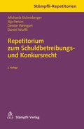 Cover: Repetitorium zum Schuldbetreibungs- und Konkursrecht - St&auml;mpfli Verlag AG