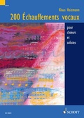 Cover: 200 &Eacute;chauffements vocaux - Schott Music