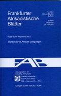 Cover: Transitivity in African Languages - K&ouml;ppe, R