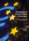 Cover: Management Careers Made in Germany - Palgrave Macmillan
