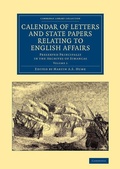 Cover: Calendar of Letters and State Papers Relating to English Affairs: Volume 1 - Cambridge University Press