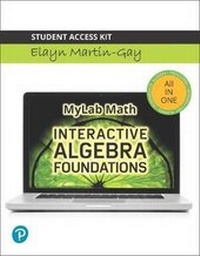 Enlarge image Cover: Interactive Algebra Foundations - Pearson