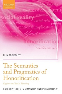 Enlarge image Cover: The Semantics and Pragmatics of Honorification - Oxford University Press