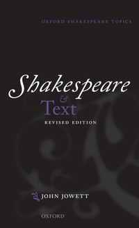 Enlarge image Cover: Shakespeare and Text - Oxford University Press