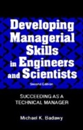 Cover: Developing Managerial Skills in Engineers and Scientists - Van Nostrand Reinhold Company