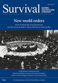 Cover: Survival 61.2 - Routledge