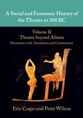 Cover: A Social and Economic History of the Theatre to 300 BC - Cambridge University Press