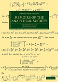Cover: Memoirs of the Analytical Society - Cambridge University Press