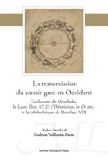 Cover: La transmission du savoir grec en Occident - Leuven University Press