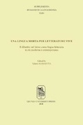 Cover: Una lingua morta per letterature vive - Leuven University Press