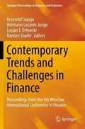 Cover: Contemporary Trends and Challenges in Finance - Springer