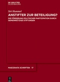 Cover: Anstifter zur Beteiligung? - De Gruyter Oldenbourg