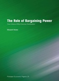 Cover: The Role of Bargaining Power - Universit&auml;tsverlag Potsdam