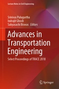 Cover: Advances in Transportation Engineering - Springer