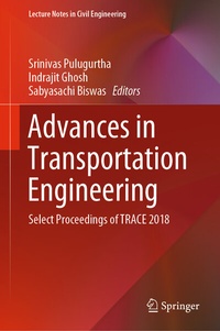 Enlarge image Cover: Advances in Transportation Engineering - Springer