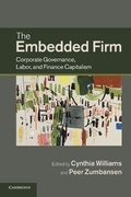 Cover: The Embedded Firm - Cambridge University Press