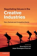 Cover: Negotiating Values in the Creative Industries - Cambridge University Press