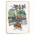 Cover: San Francisco Medium Porcelain Tray - Mudpuppy Press