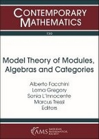 Enlarge image Cover: Model Theory of Modules, Algebras and Categories - American Mathematical Society