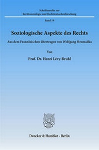 Abbildung von: Soziologische Aspekte des Rechts. - fibre