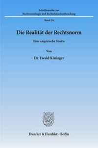 Abbildung von: Die Realität der Rechtsnorm. - fibre