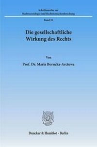 Abbildung von: Die gesellschaftliche Wirkung des Rechts. - fibre