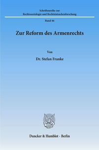 Abbildung von: Zur Reform des Armenrechts. - fibre