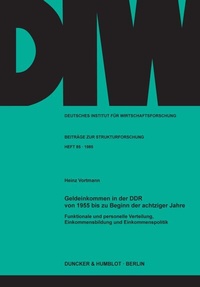 Abbildung von: Geldeinkommen in der DDR von 1955 bis zu Beginn der achtziger Jahre. - fibre