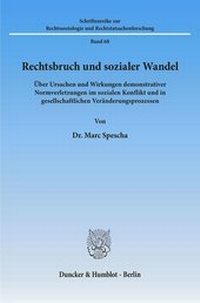 Abbildung von: Rechtsbruch und sozialer Wandel. - fibre