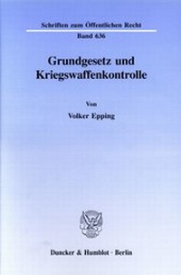 Abbildung von: Grundgesetz und Kriegswaffenkontrolle. - fibre